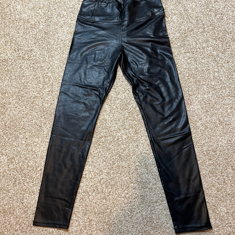 Bagatelle Faux Leather Leggings Black Medium